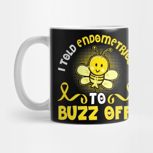 funny endometriosis bee warrior Mug